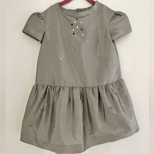 Bonpoint metallic embellished dress